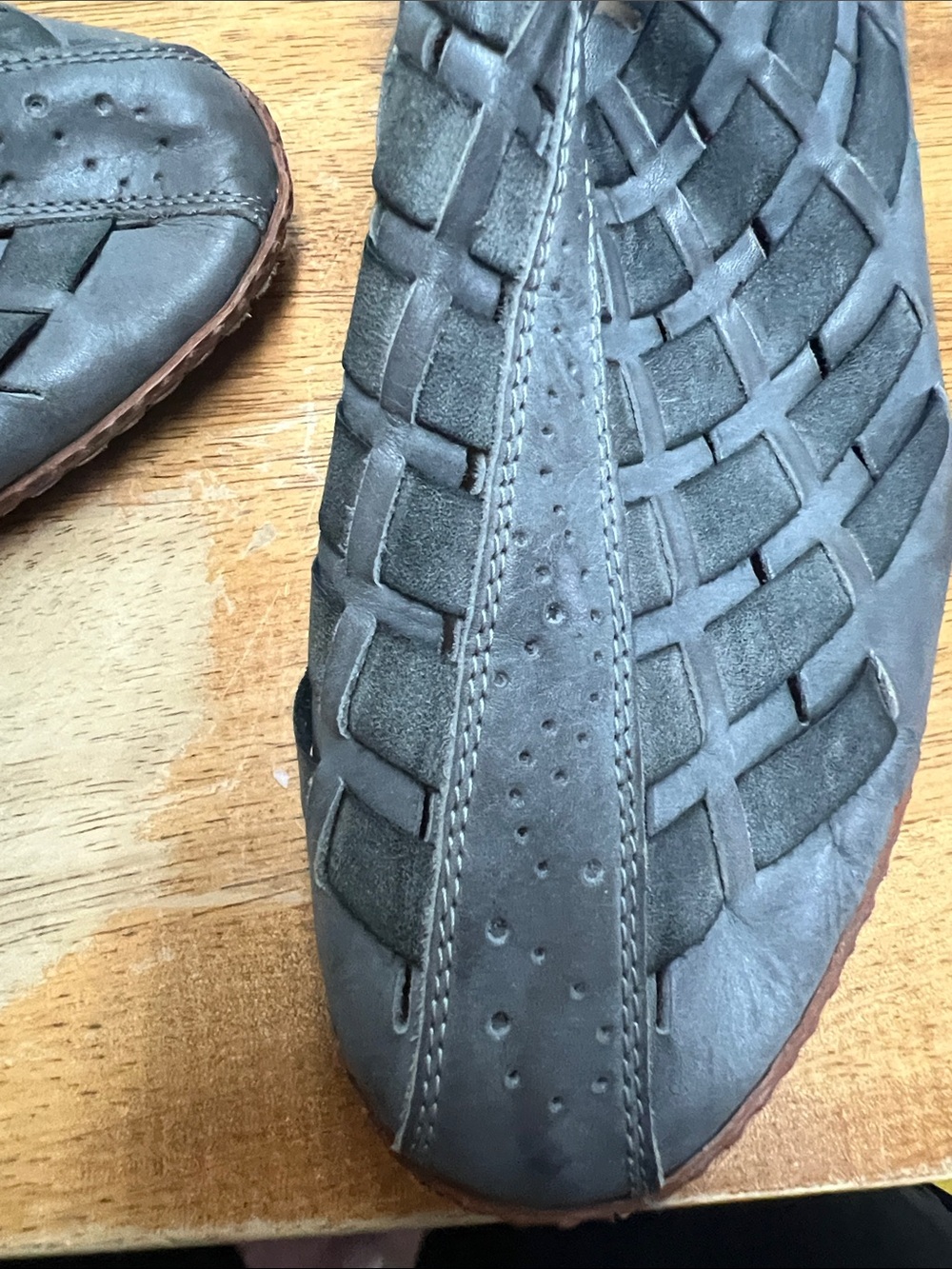 Rieker Charcoal Woven Slingback Sandals - Picture 7 of 16